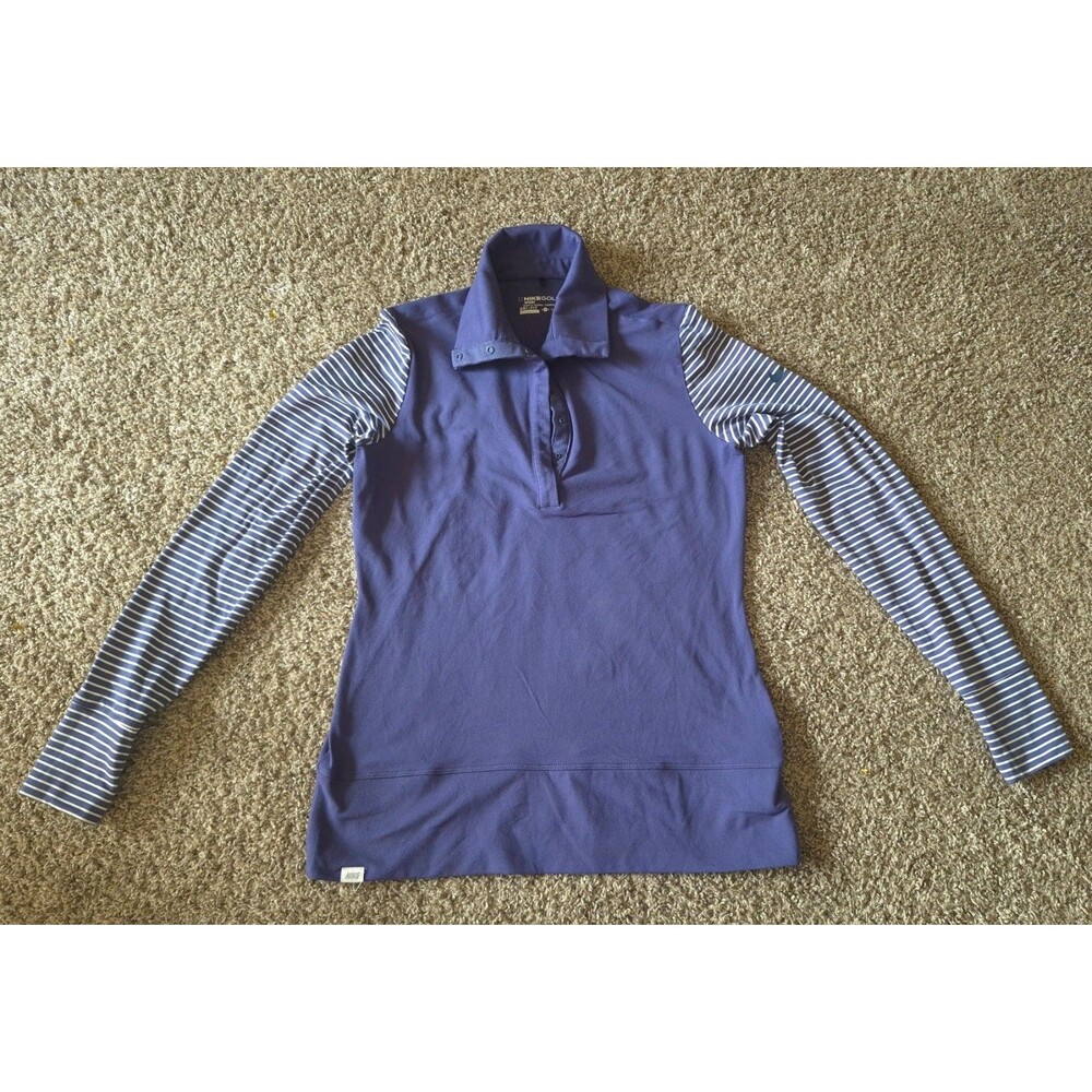 Nike Golf Dri-FIT Women’s Size M Purple Long Sleeve Polo Shirt Athletic